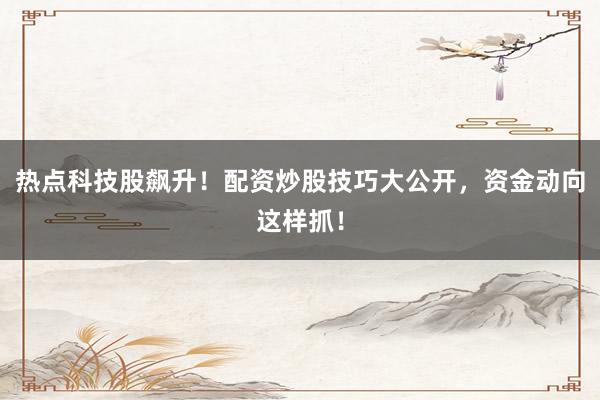 热点科技股飙升！配资炒股技巧大公开，资金动向这样抓！